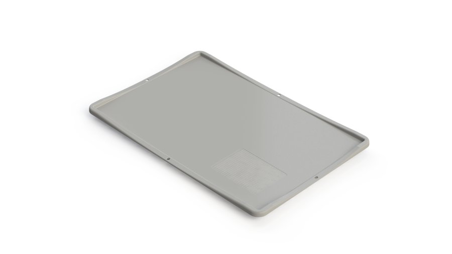 Víko 0077 Basicline 600x400 mm šedé